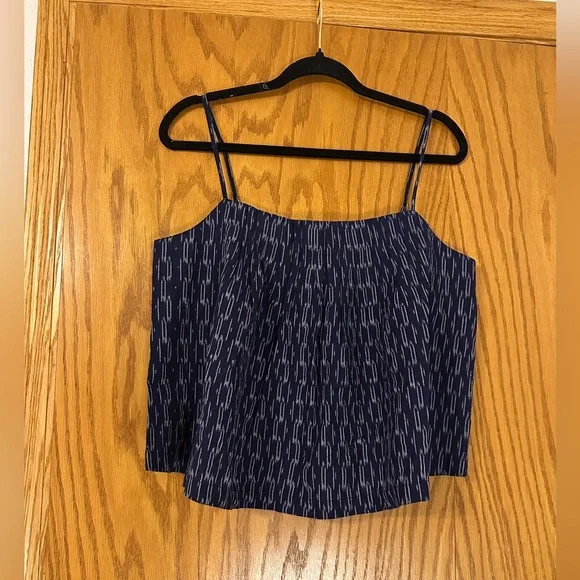 Outerknown x Piece&Co Tides Tank - NWT - Size L Blue Patterned Women's Top - Picture 2 of 12
